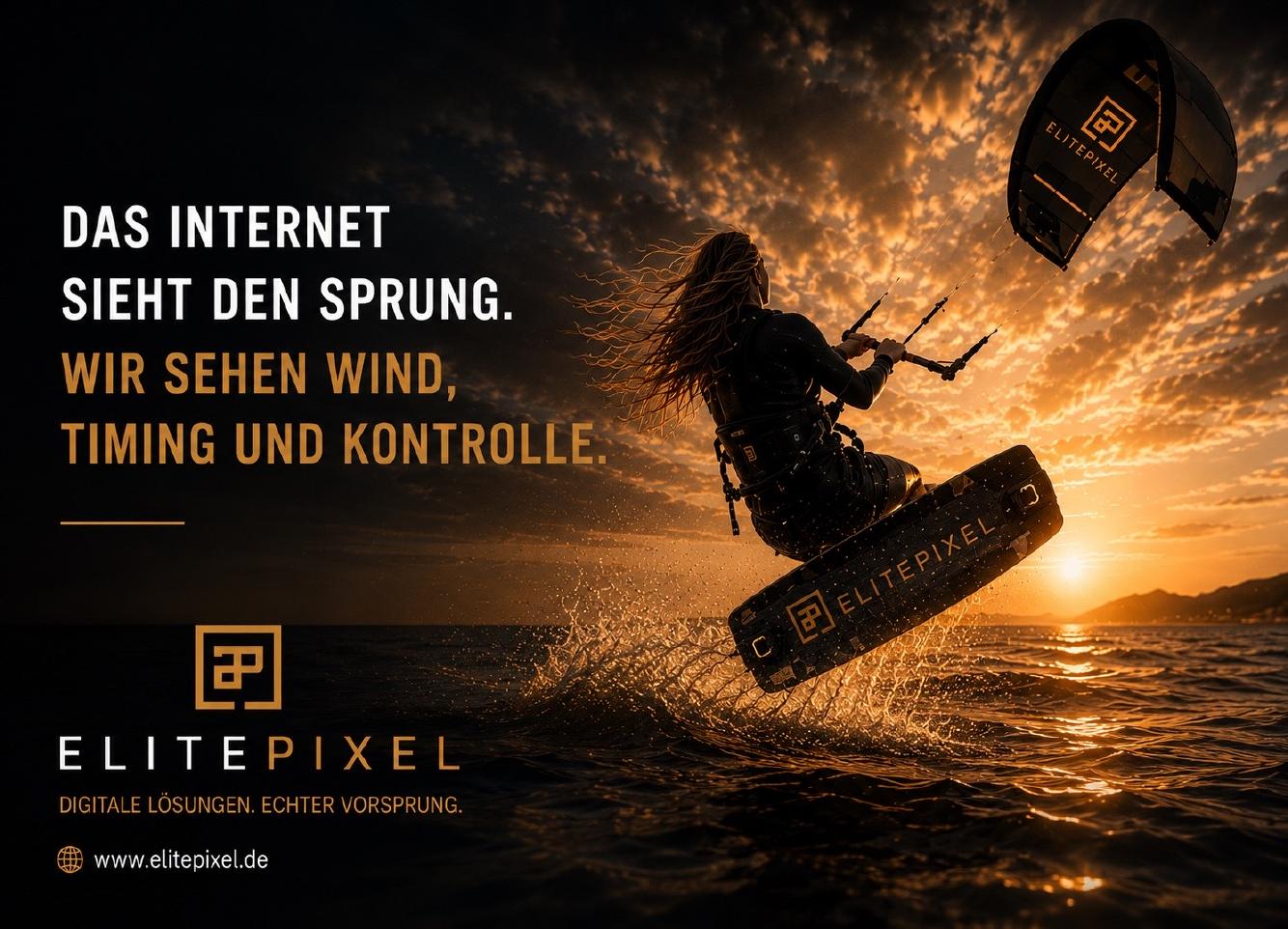 Elitepixel Postkarte — Kite