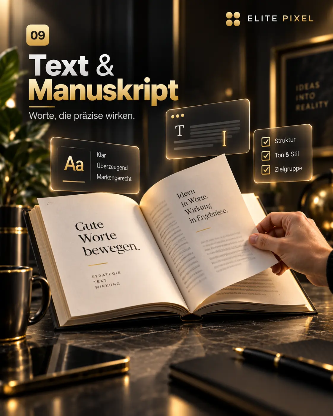 Buch- & Manuskriptaufbereitung