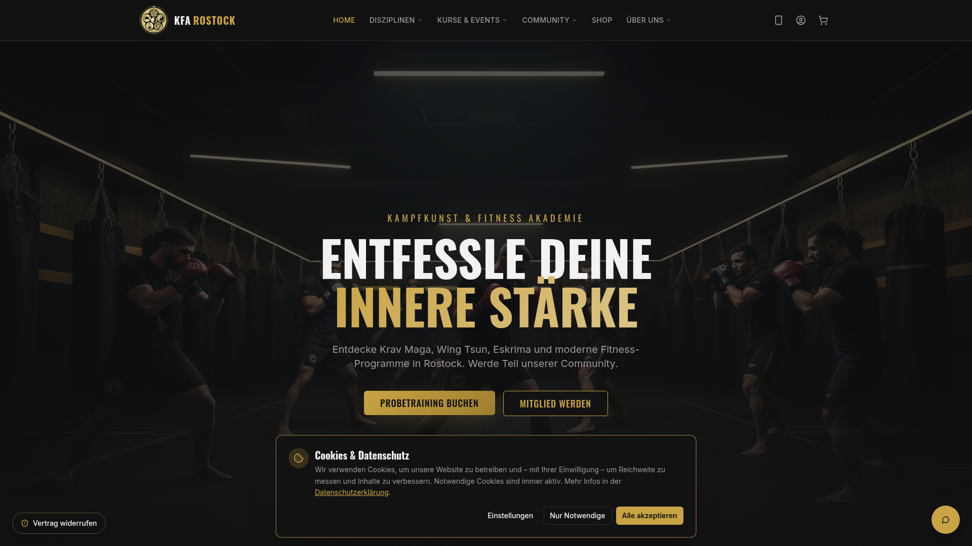 KFA Rostock — Referenzprojekt aus den Bereichen Web · Brand